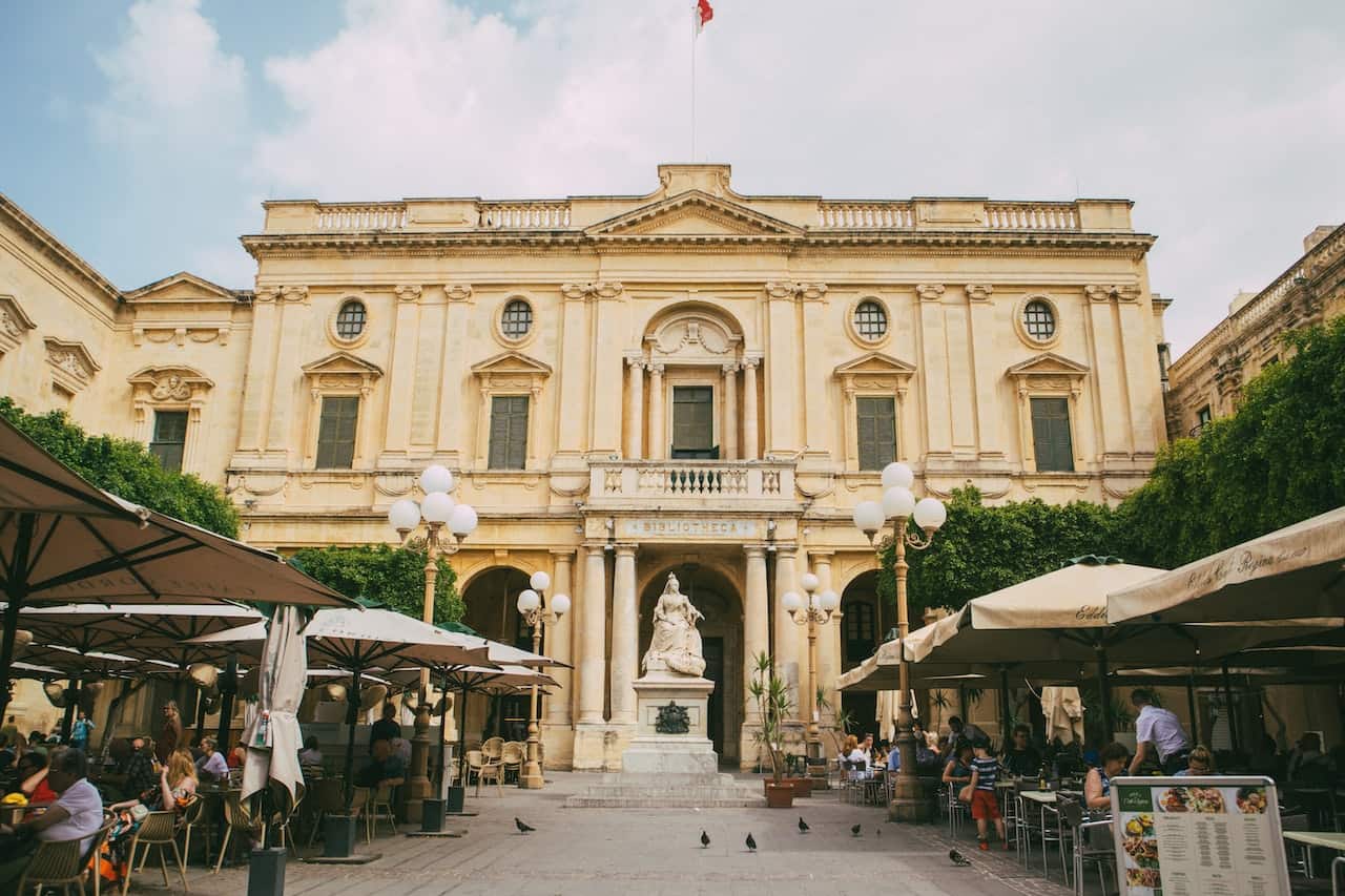Šta vidjeti na Valeti Malti? Nacionalna biblioteka